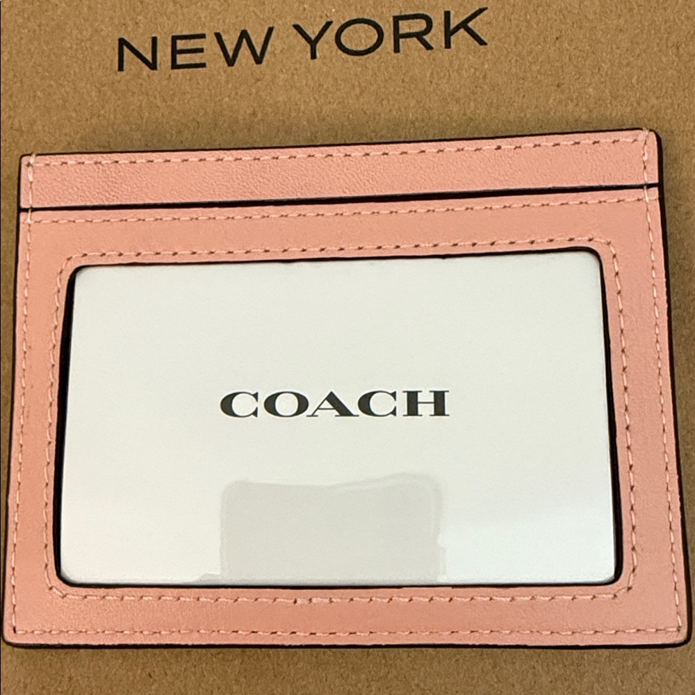 Coach Pink Card Holder - Picture 3 of 3